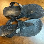 Brighton Black Floral Sandals Photo 2