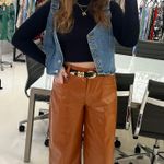 Free People We The Free Star Crossed Faux Leather Pants Photo 3