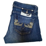 Diesel Y2K Women's Size 6 Babel Straight Leg Jean Embroidered Pocket Western Photo 0