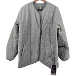 Lululemon  Insulated Liner Coat Mid Warmth Quilted Snap Front Green Women Large Photo 0