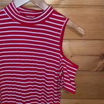 Uk2la Red stripe open shoulder sundress Photo 1