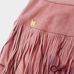 NBD x Naven Rylan Fringe Skirt in Rose Tan Photo 12