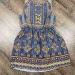 Hemant & Nandita Dress Women 2X Blouson Boho Scoop Neck Colorful Sleeveless Midi Size XXL Photo 6