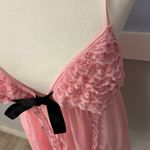 Passion Forever Pink  Nighty Babydoll Sheer Camisole Adorable SZ Large Photo 9