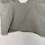 Athleta  Sage Green Cinch Longline Sports Bra Small Photo 5