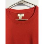 J.Crew Red M 100% Cotton Teddie Sweater Size M Photo 1