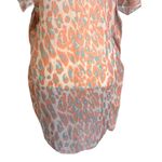 Lovers + Friends  Open/Cold Shoulder Animal Print Tunic‎ Cover Up Small Polyester Photo 10
