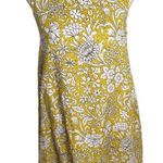 Rachel Ashwell shabby chic Linen White Yellow Floral Sleeveless Mini Sundress Photo 0