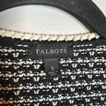 Talbots  Tipped Tweed Sweater Jacket Photo 3