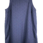 Crown & Ivy Crown Ivy Medium‎ Dress Navy Blue Textured Sleeveless Shift Above Knee 404 Photo 0