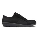Vionic NEW Abigail Leather Arch Support Casual Sneaker Black Women Shoes Size 6 Photo 4
