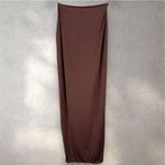 SKIMS  x Swarovski Crystal Jelly Sheer‎ Tube Skirt In Cocoa Brown NWOT Sz S Photo 7