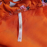 Free People  Like a Lady Orange Citrus Floral Mini Dress Lace Up Back S NWT Photo 13