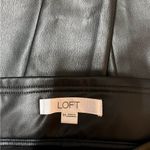 Loft Black Faux Leather Leggings Women’s Medium Size Medium Photo 7