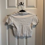 Full Tilt White Women’s Polo Crop Top Photo 1