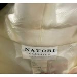 Natori Vintage  Classics Robe Size XS Cream Ivory Long Sleeves Womens Embossed Photo 2