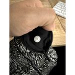 Lululemon  Track That Mid-Rise Lined Short 5" Offbeat Alpine White Black size 6 Photo 5