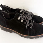 Vionic EUC  Ballari Black Suede Oxford Lace Up Shoes Size 9.5 Photo 0