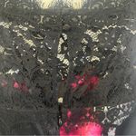 White House | Black Market  Dress Floral Lace Black Gray Pink Sleeveless Size 0 Photo 5