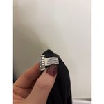 Aerie Bikini Bottom Womens Large Black Crossover High Cut Cheeky UPF 50 Photo 4