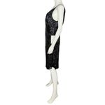 Alex Evenings Alex & Eve Sequined Embroidered One-Shoulder Asymmetrical-Hem Sheath Dress Sz 16 Photo 3