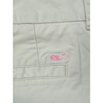Vineyard Vines A3 Womens Size 4 Khaki Shorts Pink Whale Logo Cotton Blend Photo 2