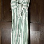 Marshalls Marshall’s Green Stripes Jumpsuit Photo 0