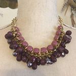 Talbots misty lavender cluster beaded necklace Photo 0