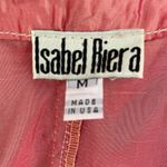 Isabel Riera Handmade Salmon Pink Iridescent Shirt Dress Midi $550 M Size M Photo 10