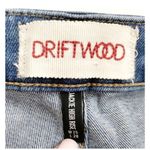 Driftwood JACKIE HIGH RISE FLORAL EMBROIDERED TRIM JEANS SIZE 25 Photo 6