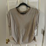 Wonderly  Women's Rolled Shoulder T-Shirt Tan Stripe
13026SPK000063 Photo 3