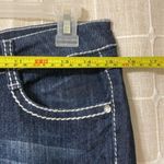 BB Jeans Embellished Dark Wash Denim Rhinestone Pocket Straight Leg Jeans Size 7 Silver Photo 8