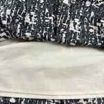 Evereve  Giana Cotton Tiered V-Neck Sleeveless Shift Dress Black Ivory Size M Photo 7