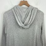 Athleta Light Gray Open Front with Hood Cardigan Sweater size XS Photo 6