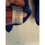 Candie's  Size S Womens Blue Short Sleeve with Pockets and Back Lace Photo 9