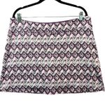 Tranquility by Colorado Clothing Skort XL Purple Geometric Athletic Skirt‎ Photo 0