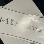 VTG Y2K Mirrors Black One Shoulder Rhinestone Starburst Stretch Top XL Made USA Photo 3