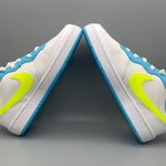Nike Court Borough Low 2 GS /6.5Y 'White Baltic Blue Volt' Women's Size 8 Photo 1