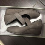 Nurture Mytime Pumice grey wedge Mary Jane shoes Gray Size 9.5 Photo 11
