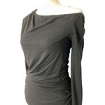 superdown  Bianca Mini Dress in Black Large New Womens Long Sleeve Jersey Photo 4