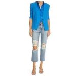 L'Agence  Eletta Collarless Blazer Size 8 Photo 2