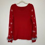 No Boundaries  Get Your Jingle On Red Crewneck Sweater Photo 4