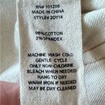 Soft Surroundings  Ultimate Denim High Rise Xtra Wide Leg  Cream Sz 14 Boho Retro Photo 6