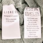 LIONESS NWT Military Minds Mini Sleeveless Dress Sage Green Women’s Large | US 8 Photo 13