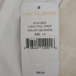 Tori Richard  Honolulu Lanai Twill Crop 14 White Pants NWT Photo 8