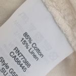 Madewell 🔵 Sale 3/$25 NEW TIE LONG SLEEVE TEE SHIRT TOP IVORY CREAM TOP XXS Photo 5