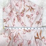 Antonio Melani Pink Floral One Shoulder Belted Jumpsuit Linen Blend Size 2 New Photo 10