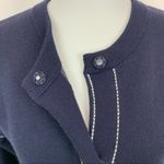 Banana Republic  Knit‎ Dress Small Blue Button Up Workwear Classic Photo 2