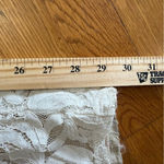 Francesca’s Bridal Alesha Allover Lace‎ Jumpsuit Large White Photo 3