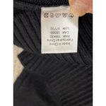 Elan  LOVE Colorblock Black White Long Sleeve Pullover Sweater, Size Large Photo 7